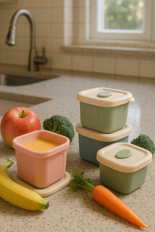 Silicone Baby Food Containers – Set of 2