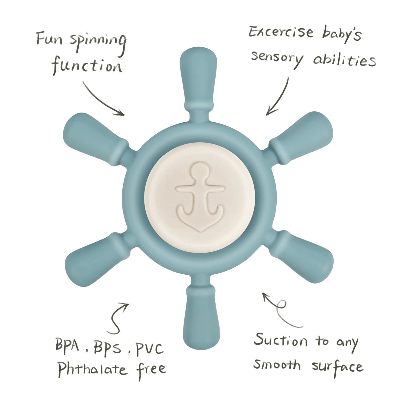 Sailor Suction Spinner Toy
