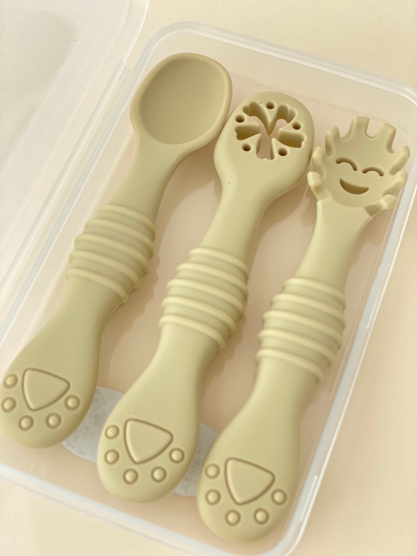 Silicone Pre-spoons, set of 3
