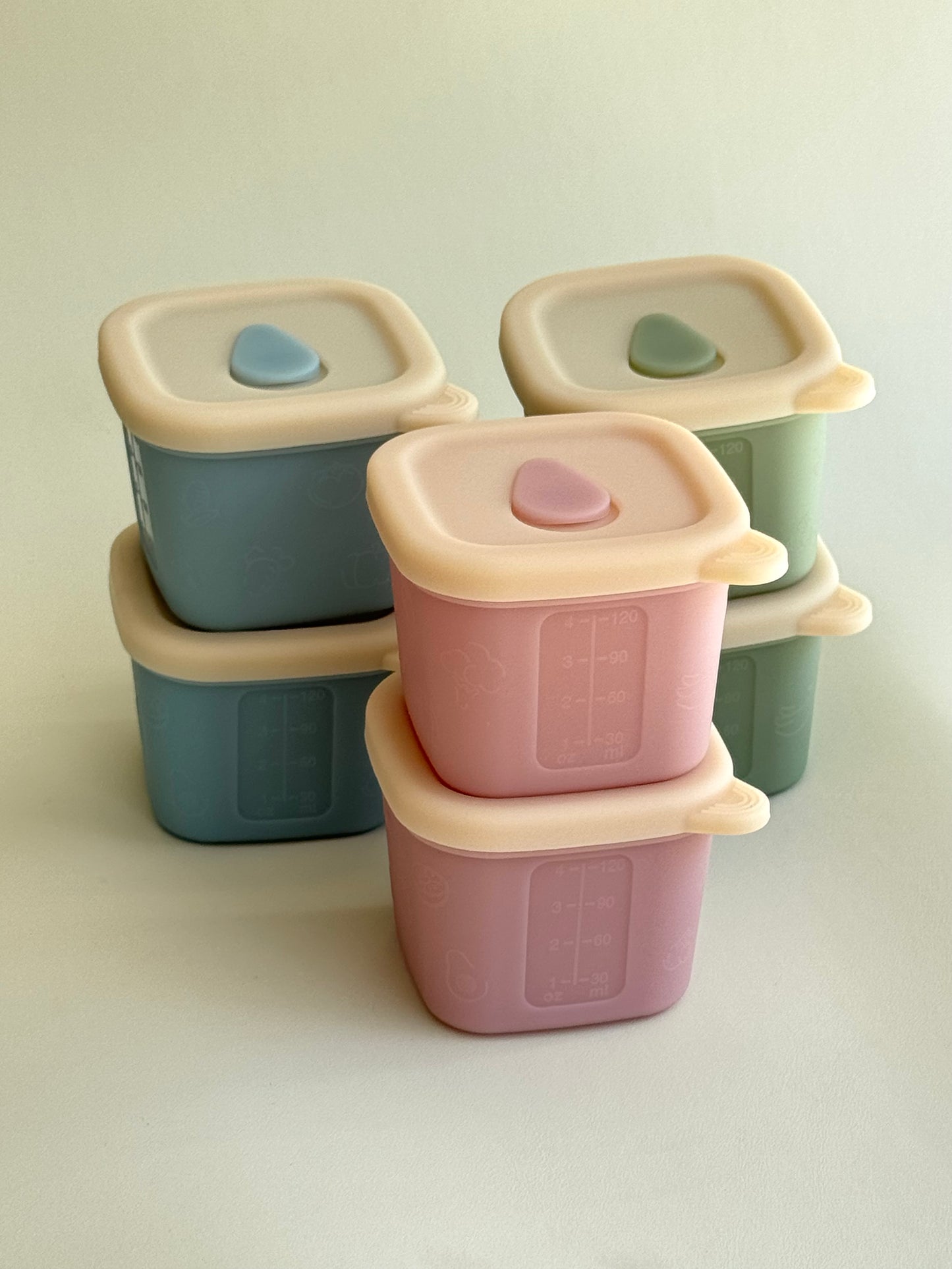 Silicone Baby Food Containers – Set of 2