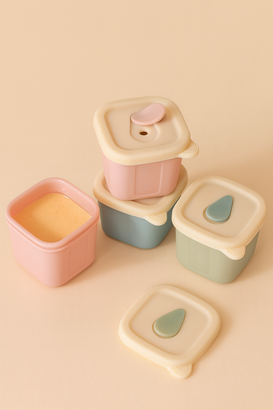 Silicone Baby Food Containers – Set of 2