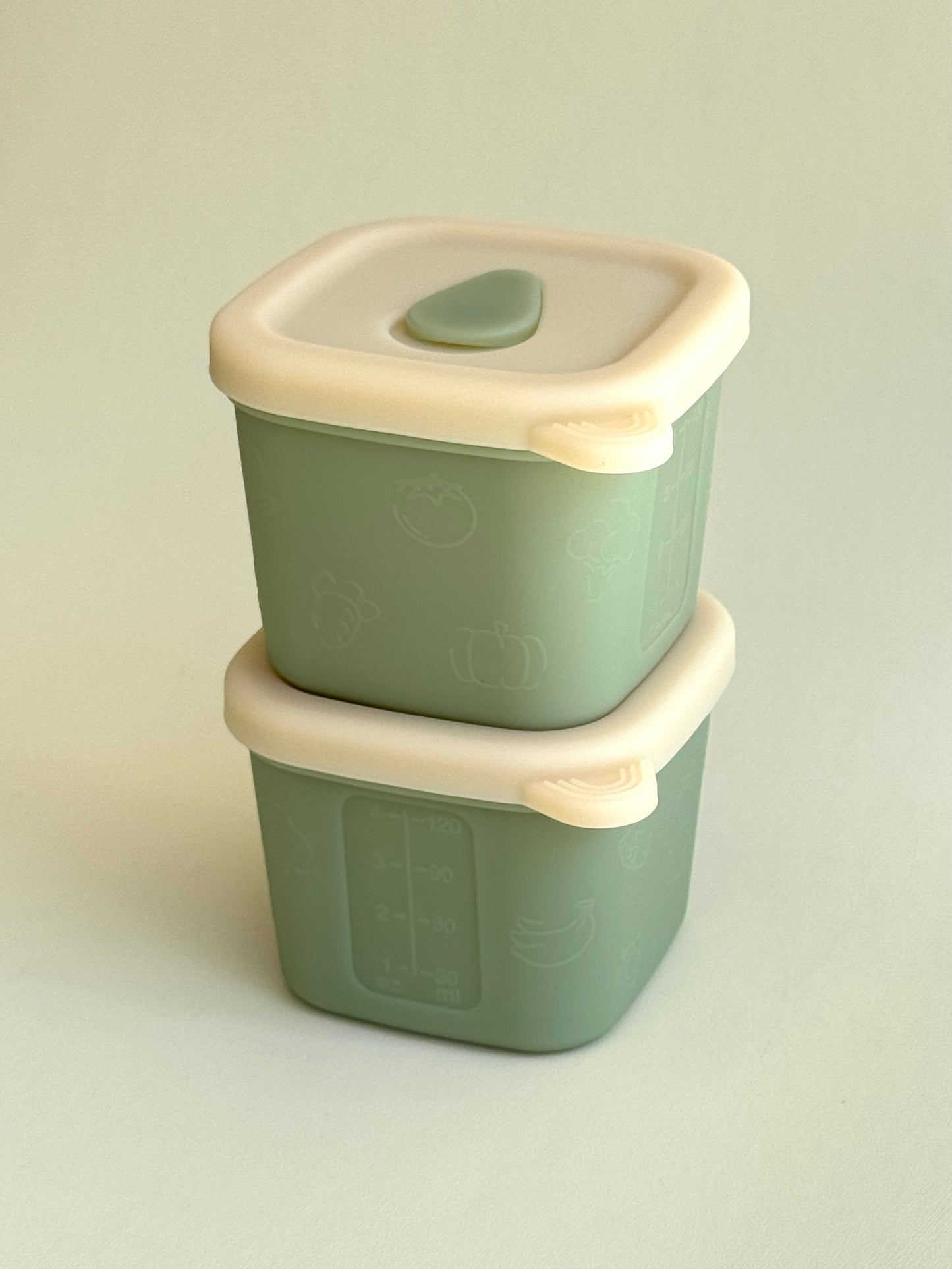 Silicone Baby Food Containers – Set of 2