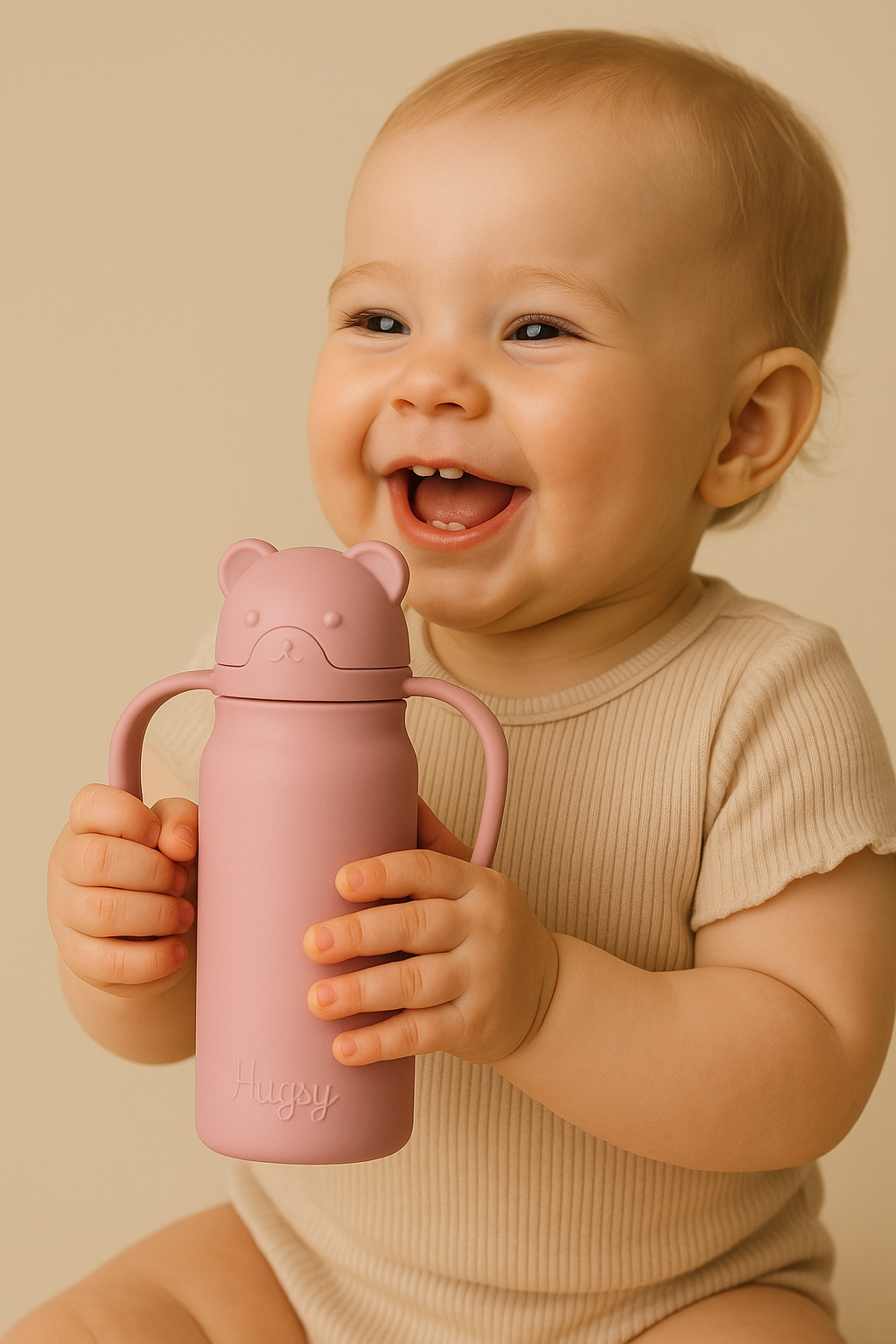 Silicone Water Bottle – Bear Edition