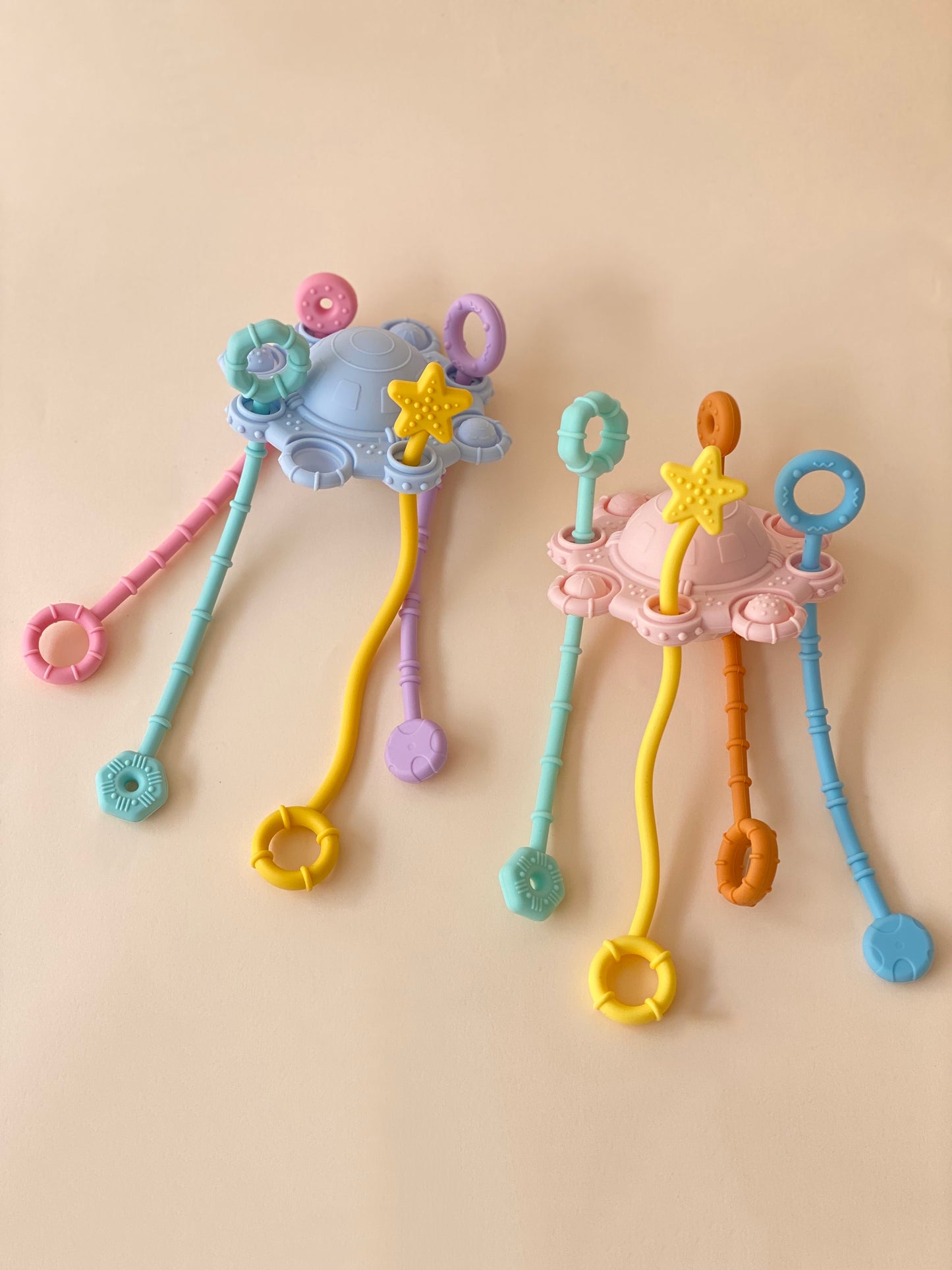 Silicone Pop & Pull Toy