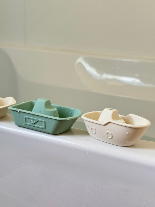 Floating Silicone Bath Toys – Boat Set (4 pcs)