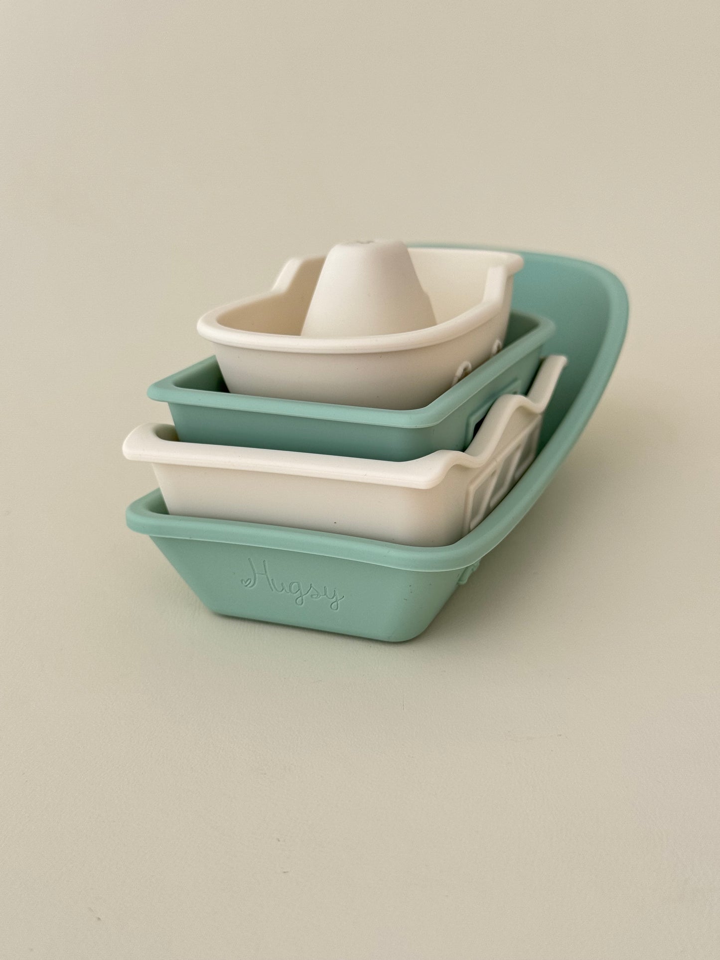 Floating Silicone Bath Toys – Boat Set (4 pcs)