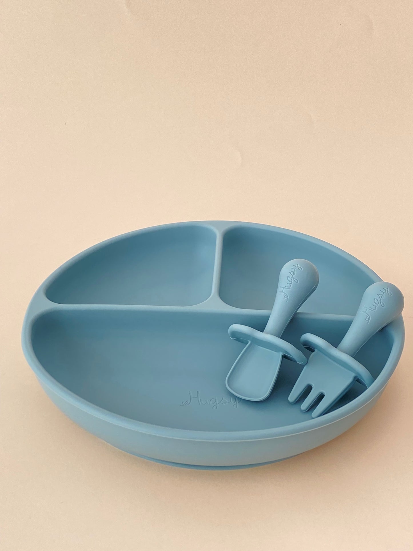 SILICONE SUCTION PLATE WITH TRAINING UTENSILS