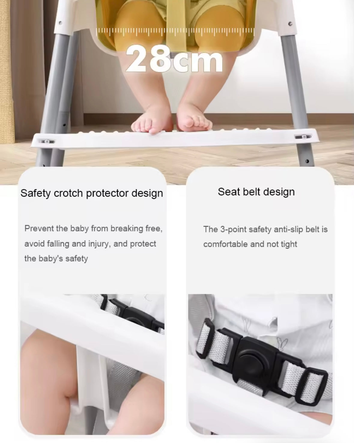 BabyGrow™ Adjustable High Chair (Cyprus delivery ONLY)
