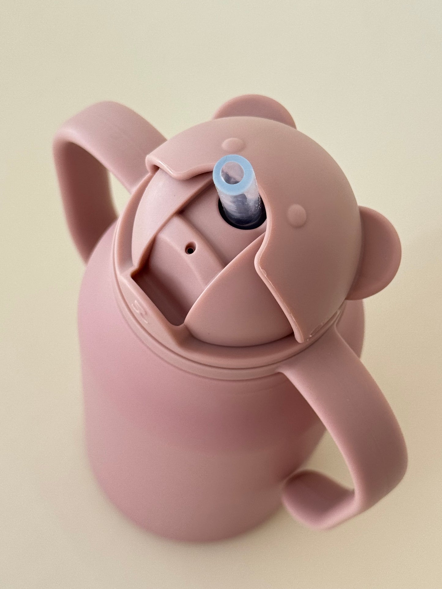 Silicone Pre-solids feeding set + Bear water bottle