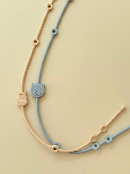 Silicone Anti-drop Chain - Zoo, 2 pcs