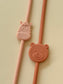 Silicone Anti-drop Chain - Zoo, 2 pcs